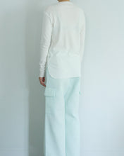 Load image into Gallery viewer, straight neck L/S - high twist gauze
画像をギャラリービューアに読み込む, straight neck L/S - high twist gauze