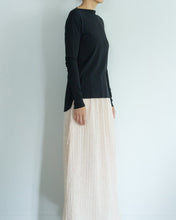 Load image into Gallery viewer, straight neck L/S - high twist gauze
画像をギャラリービューアに読み込む, straight neck L/S - high twist gauze