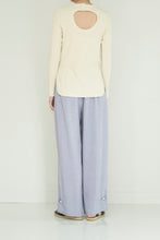 Load image into Gallery viewer, back circle L/S - silk rib
画像をギャラリービューアに読み込む, back circle L/S - silk rib