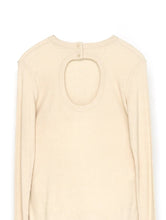 Load image into Gallery viewer, back circle L/S - silk rib
画像をギャラリービューアに読み込む, back circle L/S - silk rib