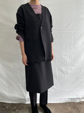 Load image into Gallery viewer, collarless jacket
画像をギャラリービューアに読み込む, collarless jacket