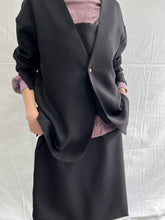 Load image into Gallery viewer, collarless jacket
画像をギャラリービューアに読み込む, collarless jacket