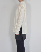 Load image into Gallery viewer, tucked L/S  - washable wool jersey
画像をギャラリービューアに読み込む, tucked L/S  - washable wool jersey
