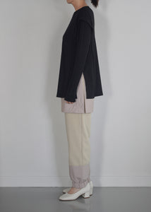 pre order | tucked L/S  - washable wool jersey