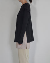 Load image into Gallery viewer, tucked L/S  - washable wool jersey
画像をギャラリービューアに読み込む, tucked L/S  - washable wool jersey
