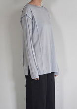 Load image into Gallery viewer, pre order | tucked L/S  - washable wool jersey
画像をギャラリービューアに読み込む, pre order | tucked L/S  - washable wool jersey
