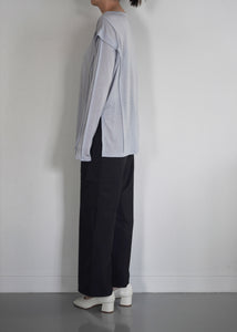pre order | tucked L/S  - washable wool jersey