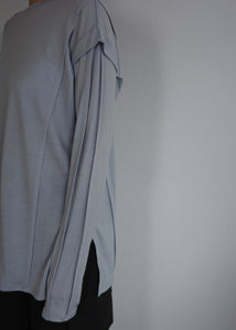 pre order | tucked L/S  - washable wool jersey