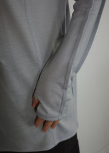 pre order | tucked L/S  - washable wool jersey
