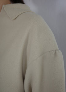 pre order | curved skipper shirt - micro fleece