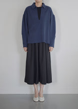 Load image into Gallery viewer, pre order | curved skipper shirt - micro fleece
画像をギャラリービューアに読み込む, pre order | curved skipper shirt - micro fleece
