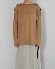 Load image into Gallery viewer, tucked L/S  - washable wool jersey
画像をギャラリービューアに読み込む, tucked L/S  - washable wool jersey
