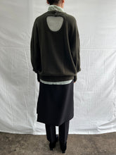 Load image into Gallery viewer, back circle knit sweater
画像をギャラリービューアに読み込む, back circle knit sweater
